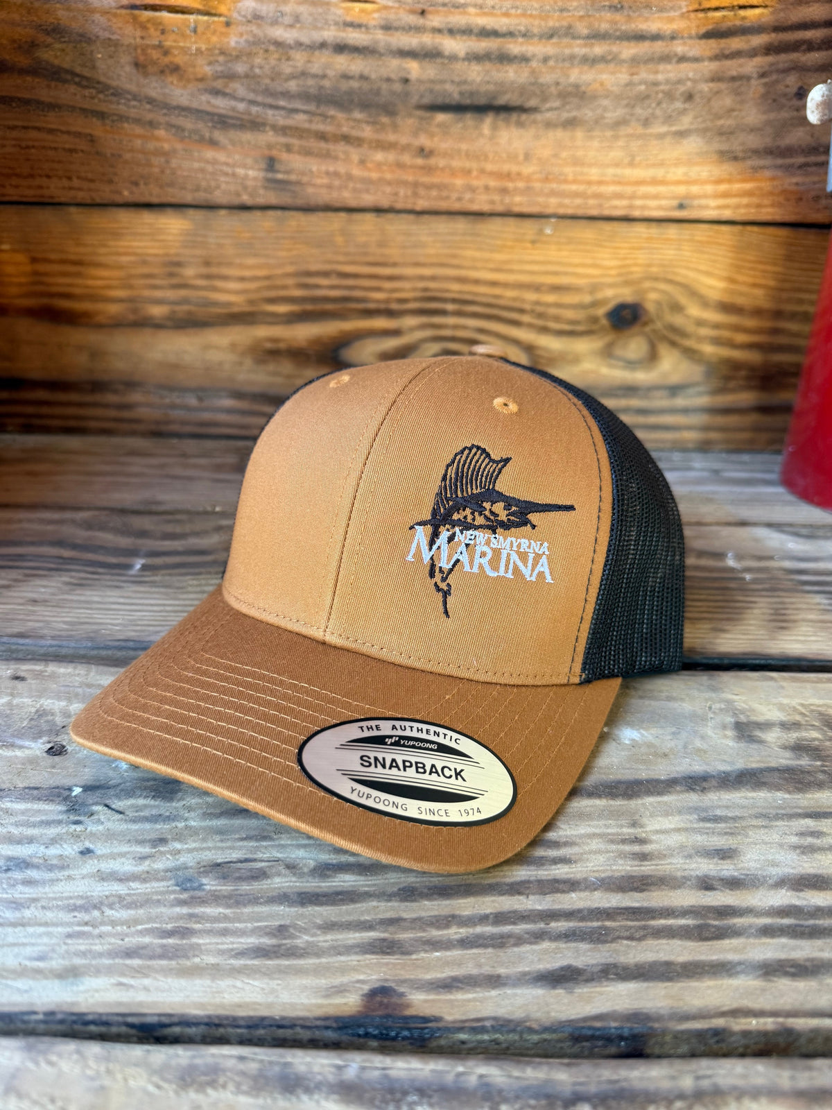 NSB Marina - YP Classics Retro Trucker Cap - 6606 - Camel / Black