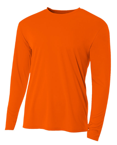 WalRose Custom Tees N3165 A4 Men's Cooling Performance Long Sleeve T-Shirt S-XL