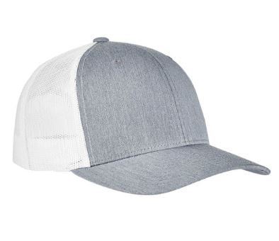 Tucker Outdoors 6606 Trucker Heather Grey/White