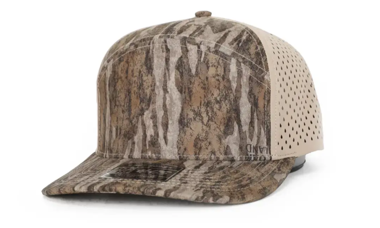 AMES - 1010 7 Panel Hats with Leather Patches