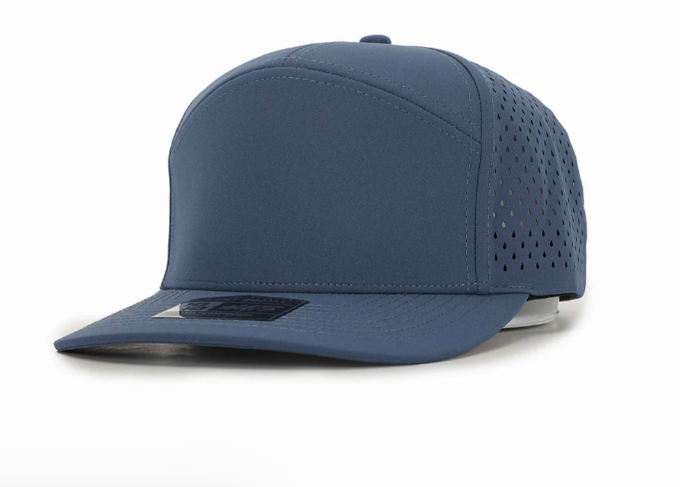 AMES - 1010 7 Panel Hats with Leather Patches