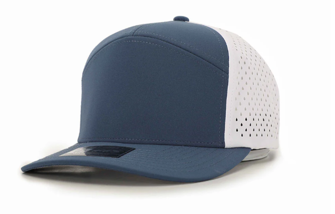 AMES - 1010 7 Panel Hats with Leather Patches