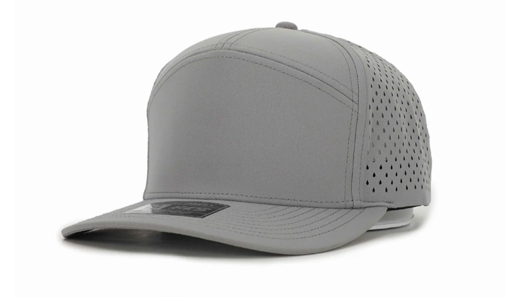 AMES - 1010 7 Panel Hats with Leather Patches