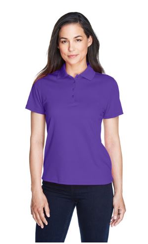 78181 CORE365 Ladies' Origin Performance Piqué Polo-2XL and up Left chest embroidery