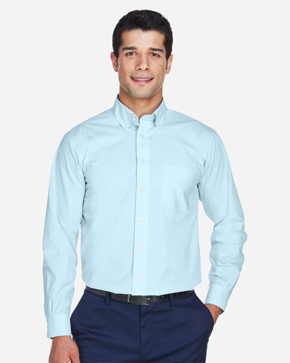 Devon & Jones Men's Crown Collection® Solid Broadcloth Woven Shirt D62010