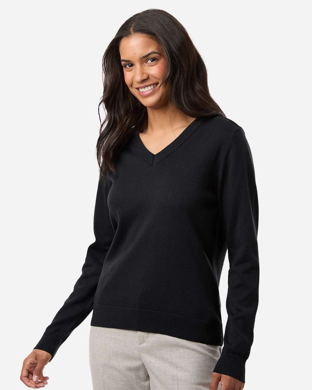 DG445W Devon & Jones - Women's New Classics V-Neck Sweater