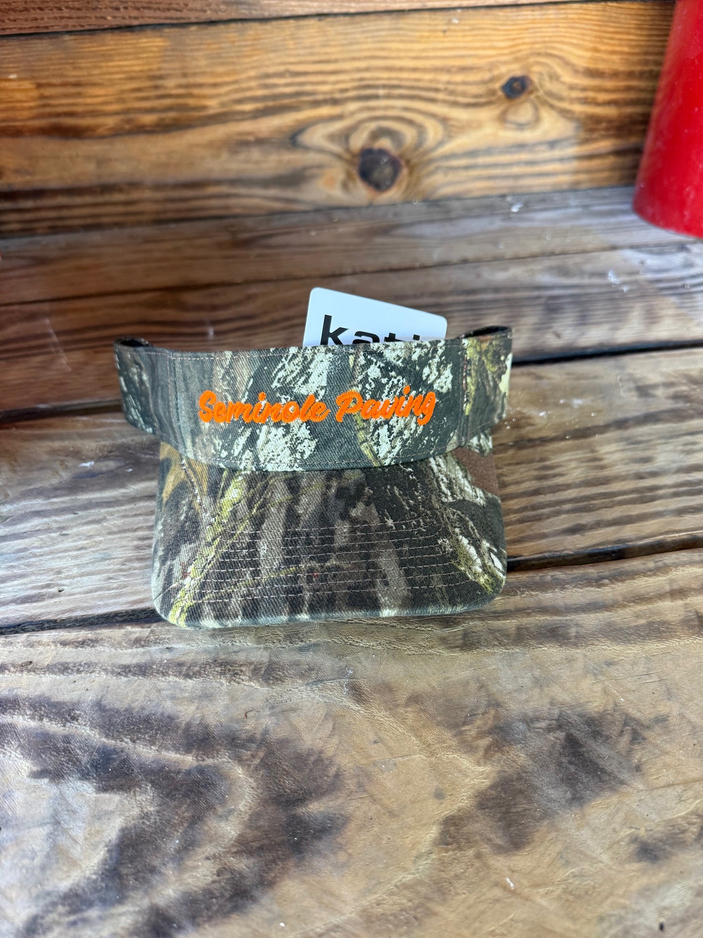 Seminole Paving - MO80 – Kati Sportcap – Licensed BREAKUP Camo Visor