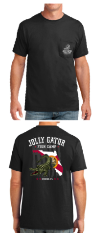 Jolly Gator - PC54P Regular Port & Co™ Core Cotton Pocket Tee