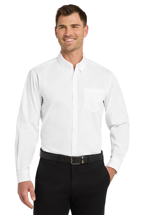 Port Authority® Long Sleeve Carefree Poplin Shirt - W10010