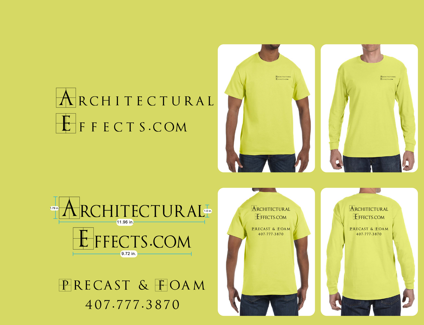 Custom Tees- Architectural Effects