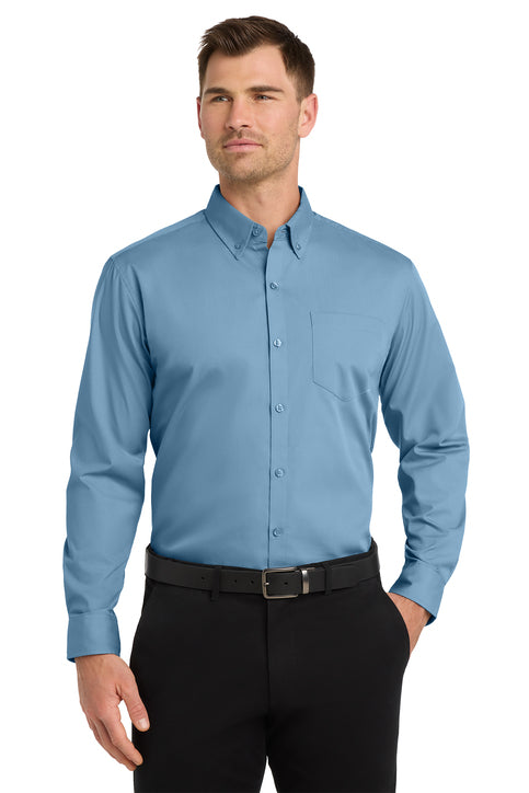 Port Authority® Long Sleeve Carefree Poplin Shirt - W10010